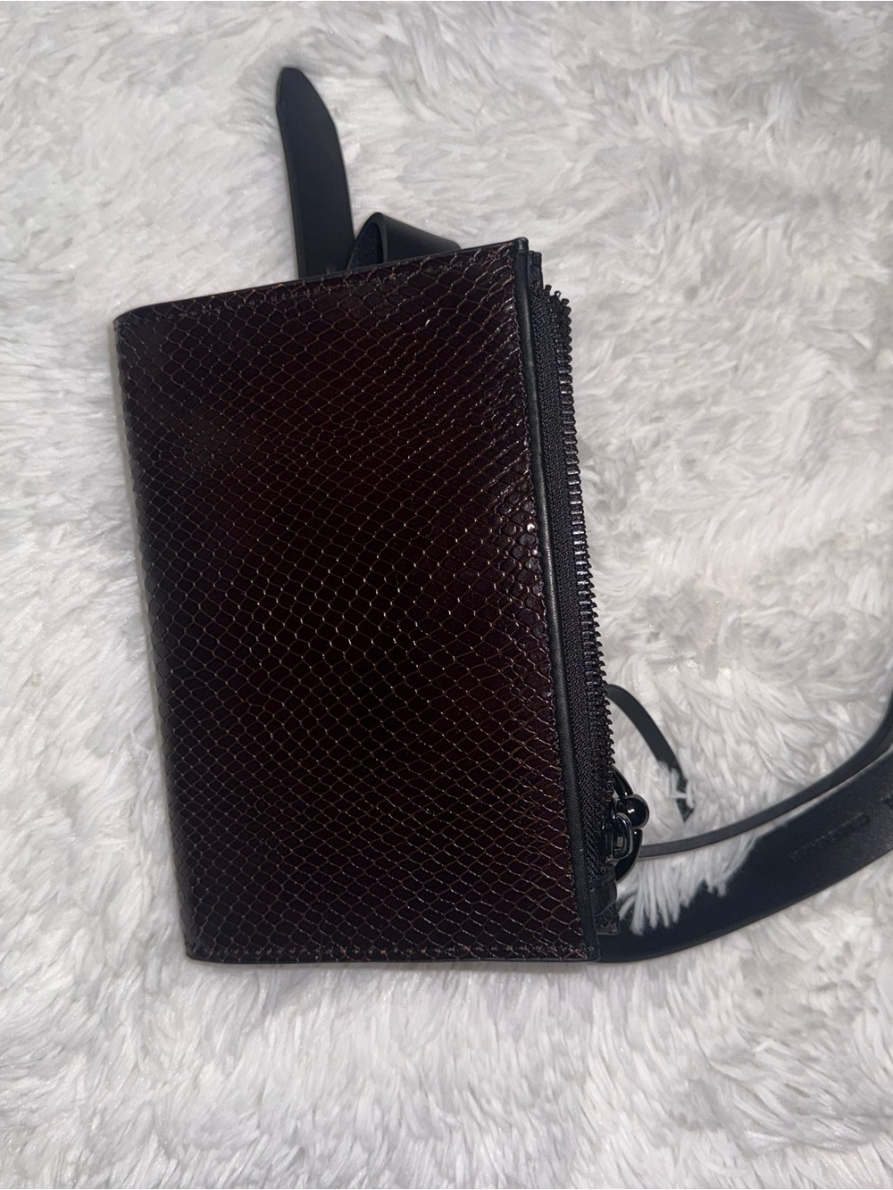 Rebecca Minkoff leather belt bag.